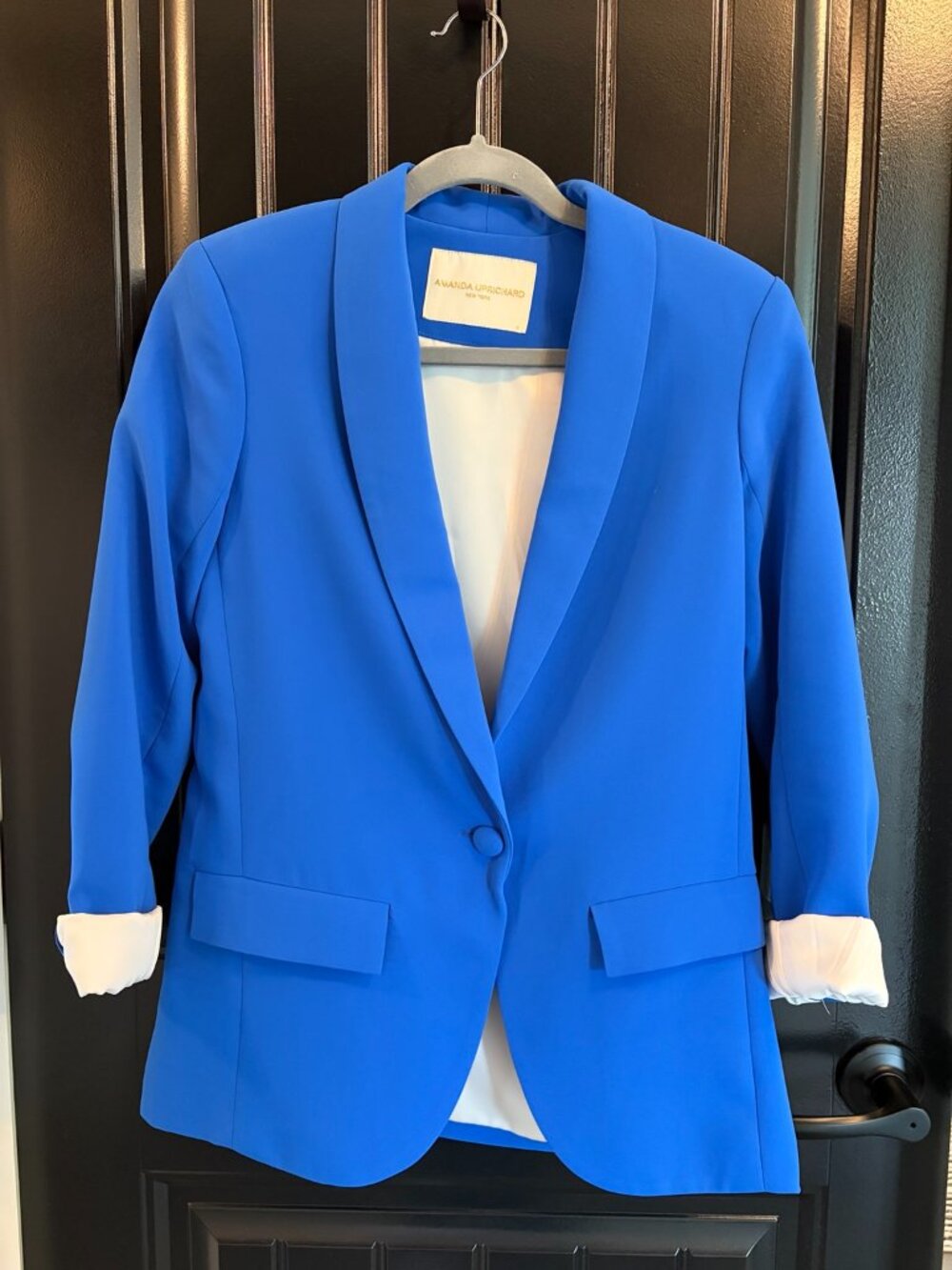 Amanda Uprichard Jane Blazer — Cobalt Blue NWOT Size S